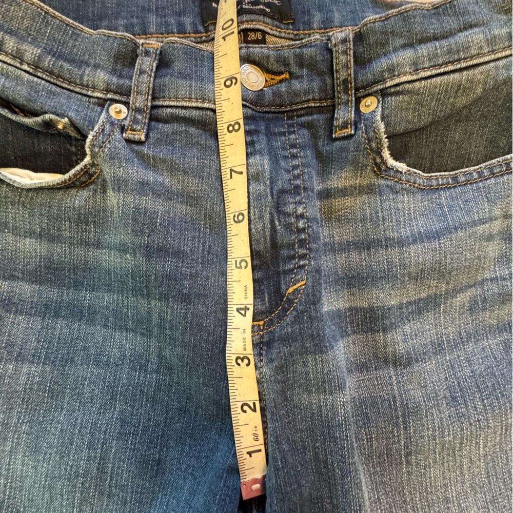 Banana Republic Curvy Girlfriend Mid-Rise Blue Women's Jeans 5-Pocket Sz: 28/6 - Picture 9 of 11